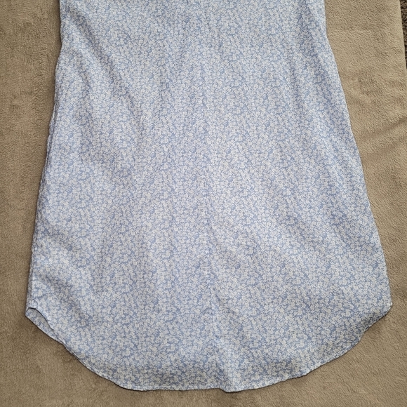 Joie button down sleeveless floral shirt dress size medium - Picture 10 of 13